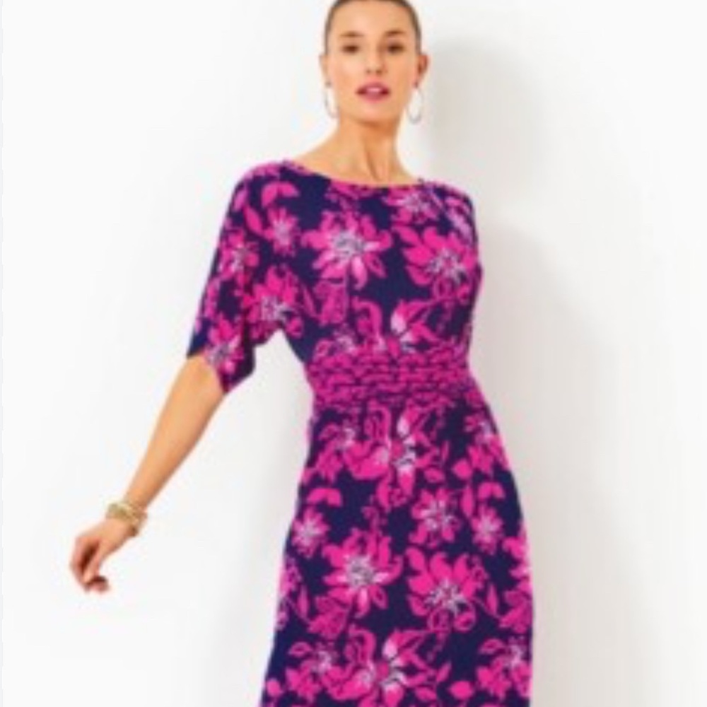 Lilly Pulitzer MIDI knee length Parigi dress, medium